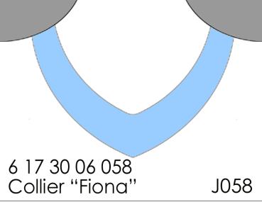 Preview: 058 Klöppelbrief Collier "Fiona"